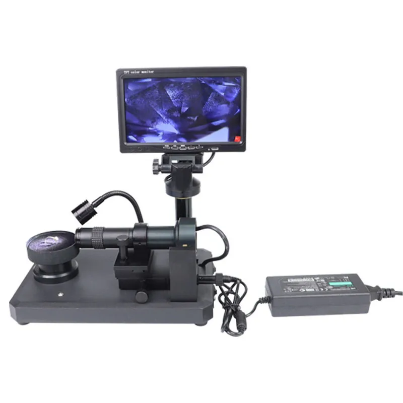 7 "LCD مجهر رقمي 110X الماس نقش المشاهد Gia الليزر مراقب أداة تقييم الخصر مرآة عدسة مكبرة