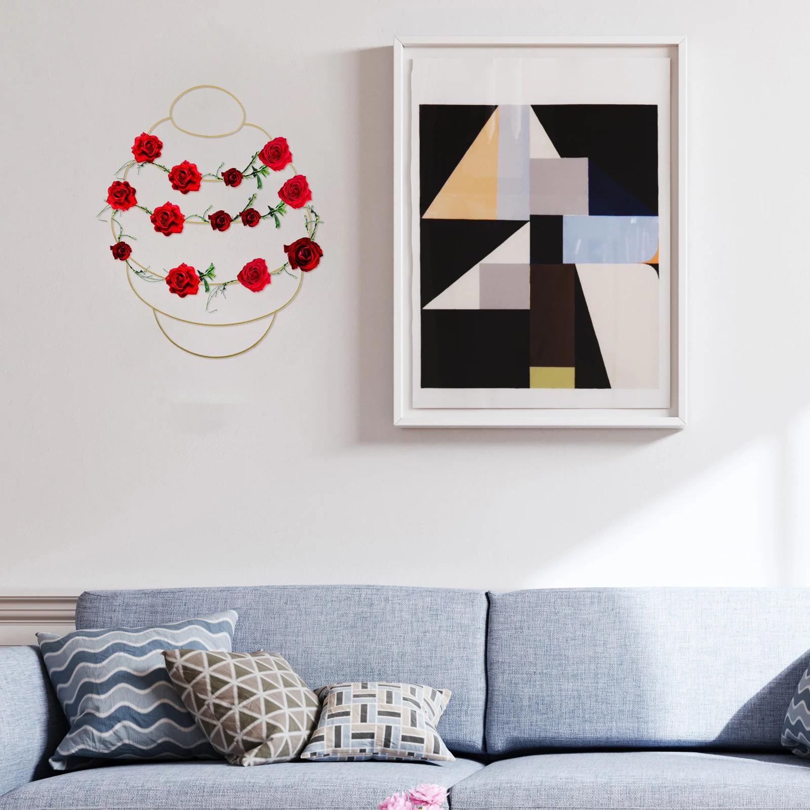 

Beehive Wreath Metal Wire Frame Beehive Shaped DIY Spring Floral Wreath Ring Front Door Easter Holiday Decor Spring Wreaths