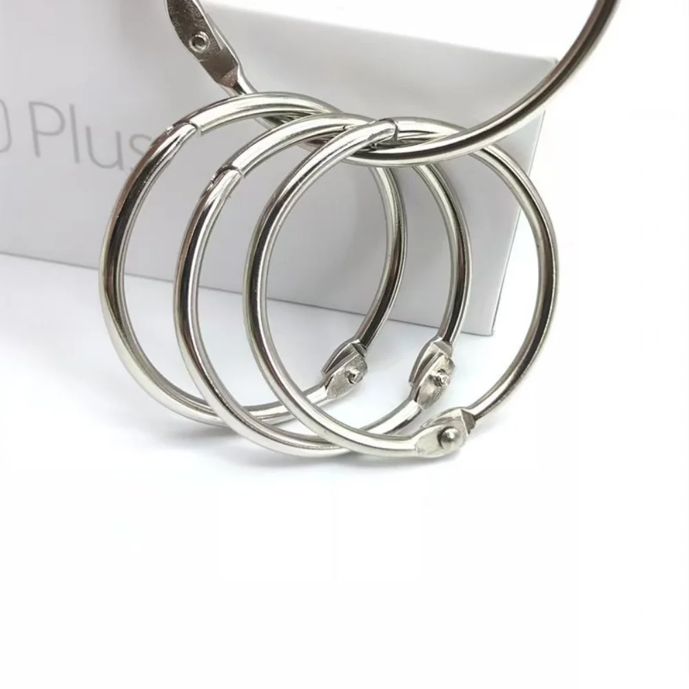 12PCS Metal Ring Binder Book Ring Photo Album Binding Ring for DIY Office Book Paper Open Loop Clasp Binding Supplies 20-30mm view 4