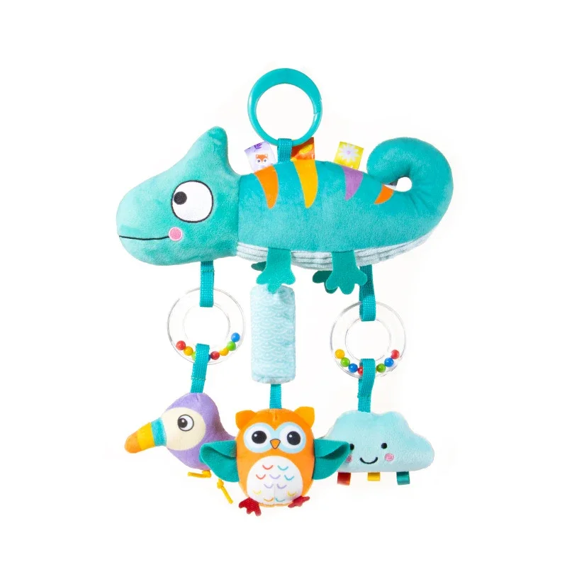 เด็กแขวน Rattles ของเล่นการ์ตูนสัตว์เกลียวแขวนของเล่น Ringing Bell รถเข็นเด็กสําหรับทารกแรกเกิด