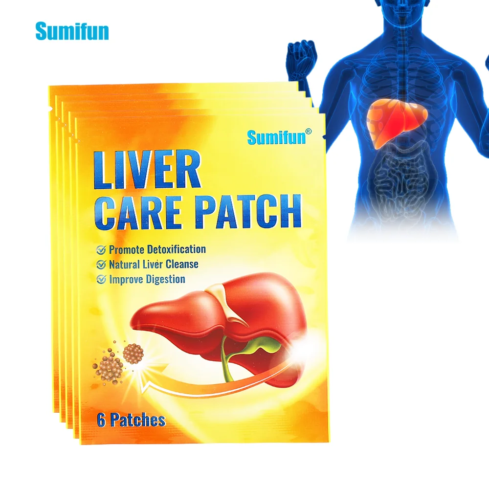 

6/18/30Pcs Sumifun Liver Care Plaster Herbal Cleanse Detox Protection Medicine Liver Lung Health Digestion Improve Patch Health