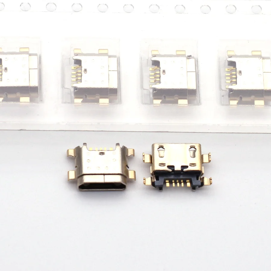 10-100pcs Micro USB Connector 5pin Jack Charging Port For Vivo Xplay6 V5 Y67 Y69 Y71 Y75 Y79 Y81S Y83 Y85 Y91 Y93 Y97 X21S S1