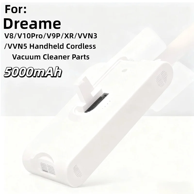 

5000mAh Li-ion Replacement Battery – for Dreame V8/V10Pro/V9P/XR/VVN3/VVN5 Handheld Cordless Vacuum Cleaner Parts