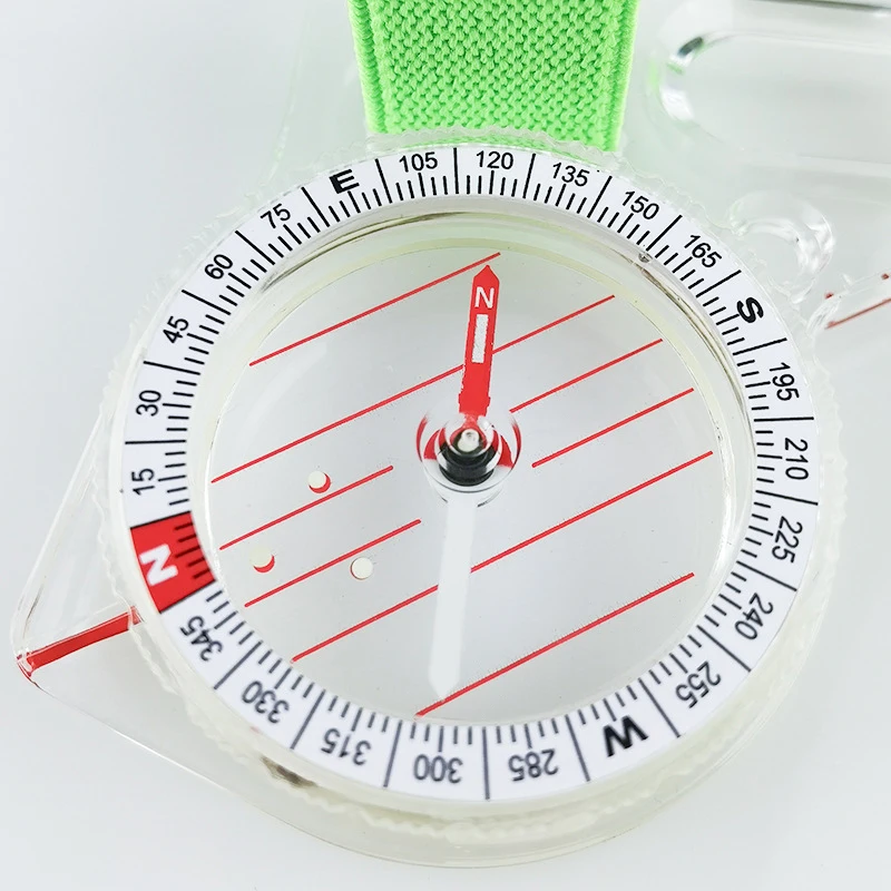 1pc Outdoor Professional Thumb Compass Elite Competition Orienteering Compass Portable Compass Map Scale Compass