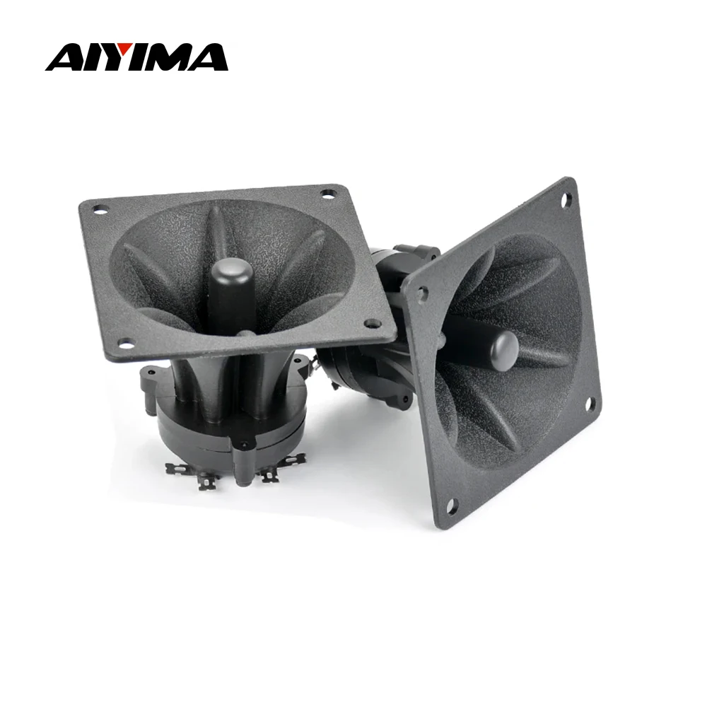 

AIYIMA 2Pcs Tweeters 85MM Piezoelectric Tweeter Loudspeaker 150W Ceramic Buzzer Treble Square Audio Speaker