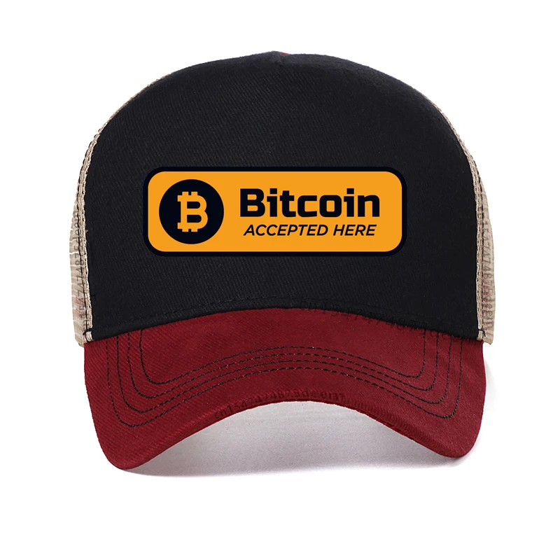 Bitcoin Homme De Marque Baseball cap Fashion Funny Elon Reeve Musk doge cap Summer Mesh breathable trucker hat