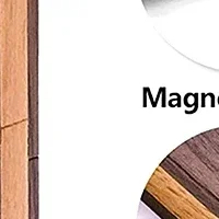 حامل بطاقات الأعمال المحمول من خشب الجوز حافظة بطاقات رفيعة للرجال ملحقات مكتبية لبطاقات الأعمال الخشبية #3