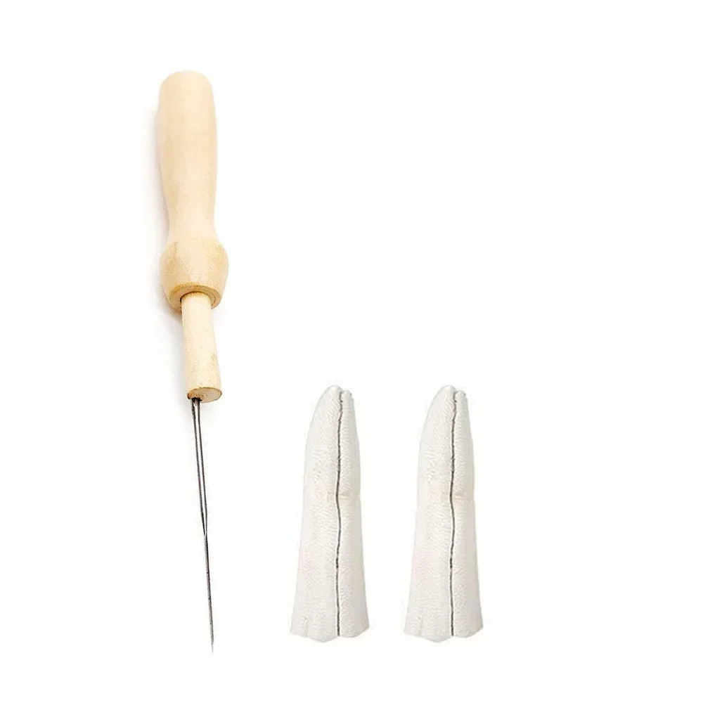 1 ~ 100 قطعة إبرة ورأى الصوف ورأى إبرة التلبيد كاتب عدة إبر التلبيد ورأى مع غطاء للأصابع لتقوم بها بنفسك حزمة للتلبيد