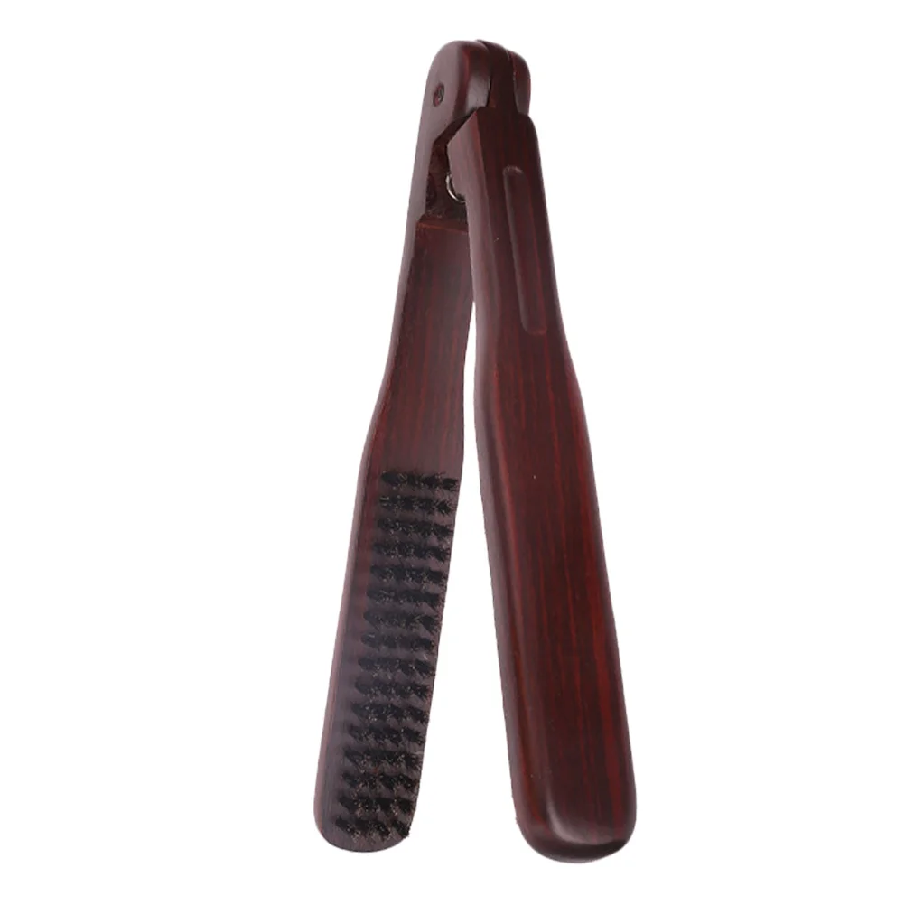 

Hair Straightening Comb Wooden Bristle Anti-Static Double Sided Portable Lightweight Brush For Home Salon Travel Styling
