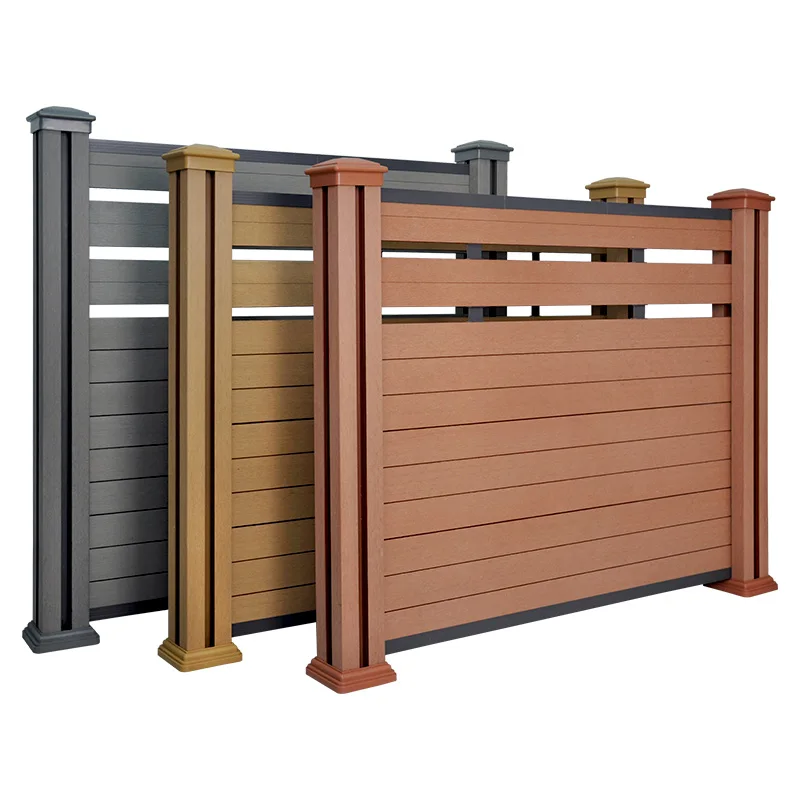 

Индивидуальные садовые пластиковые деревянные защитные панели для забора, заборы из алюминиевого сплава, антикоррозийные деревянные перегородки для вилл