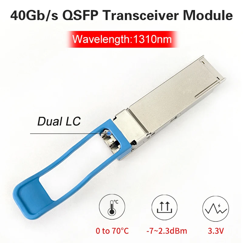 Imagem -06 - Qsfp 40gb Lr4 Módulo da Fibra Ótica do Módulo Qsfp 40gb Lr4 do Transceptor Qsfp Mais 40gbase-lr4 1310nm 10km 20km lc para Mikrotik Equipamento Ótico da Tp-link