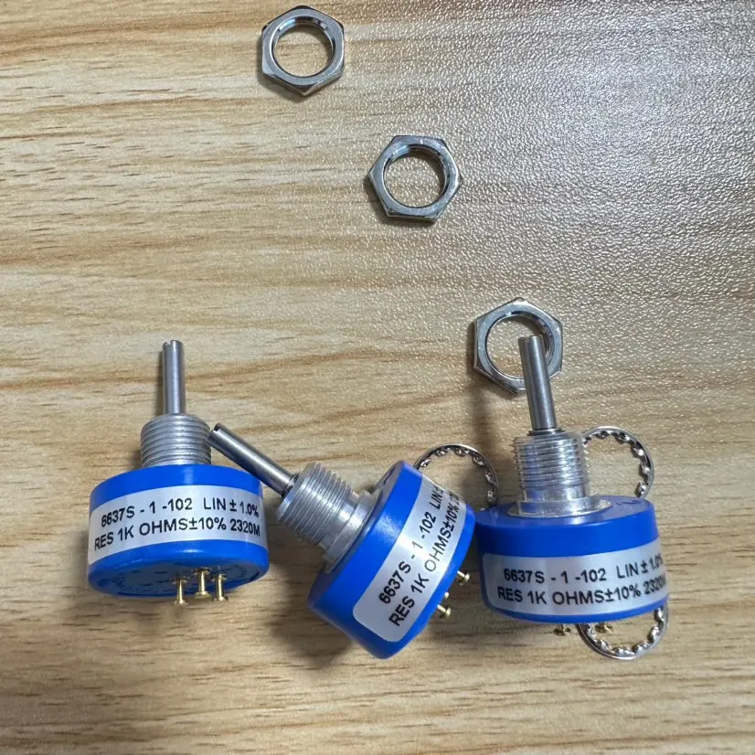 

[VK] 1pcs/lot BOURNS 6637S-1-102 1K conductive plastic potentiometer shaft 3MM LIN & plusmn; 0.5% and 1.0% switch