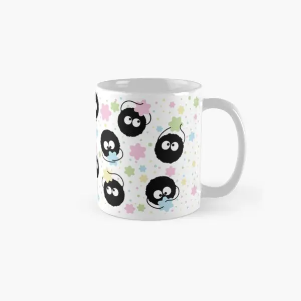 Susuwatari Soot Sprite Mug Classic  Mug Cup Drinkware Handle Round Printed Coffee Image Photo Tea Simple Picture Gifts Design