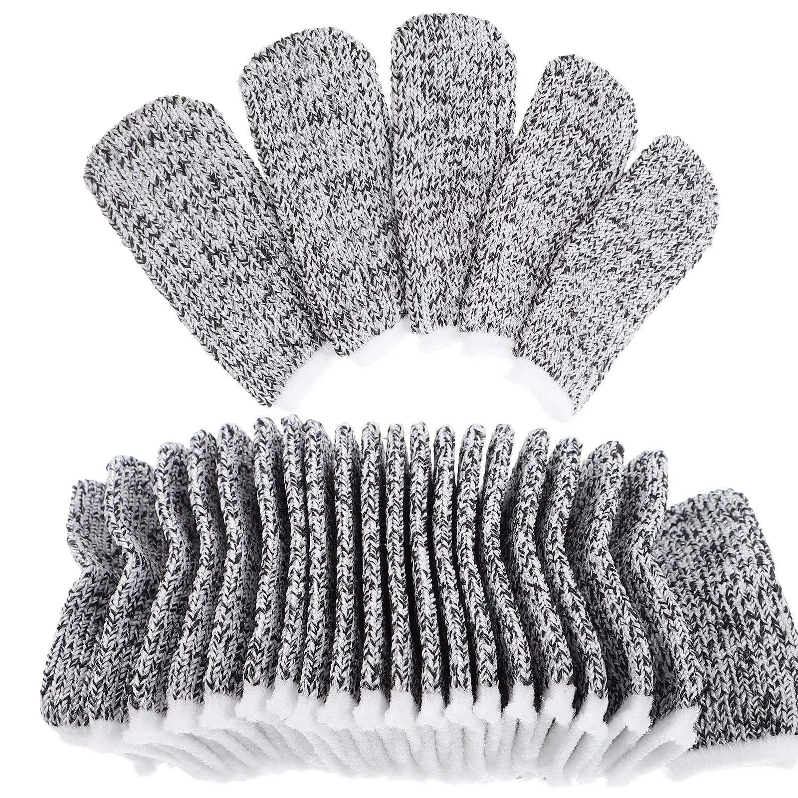 

60 шт., защитные накладки на кончики пальцев, нейлоновые защитные накладки на кончики пальцев для работы, приготовления пищи, скульптуры, долговечные