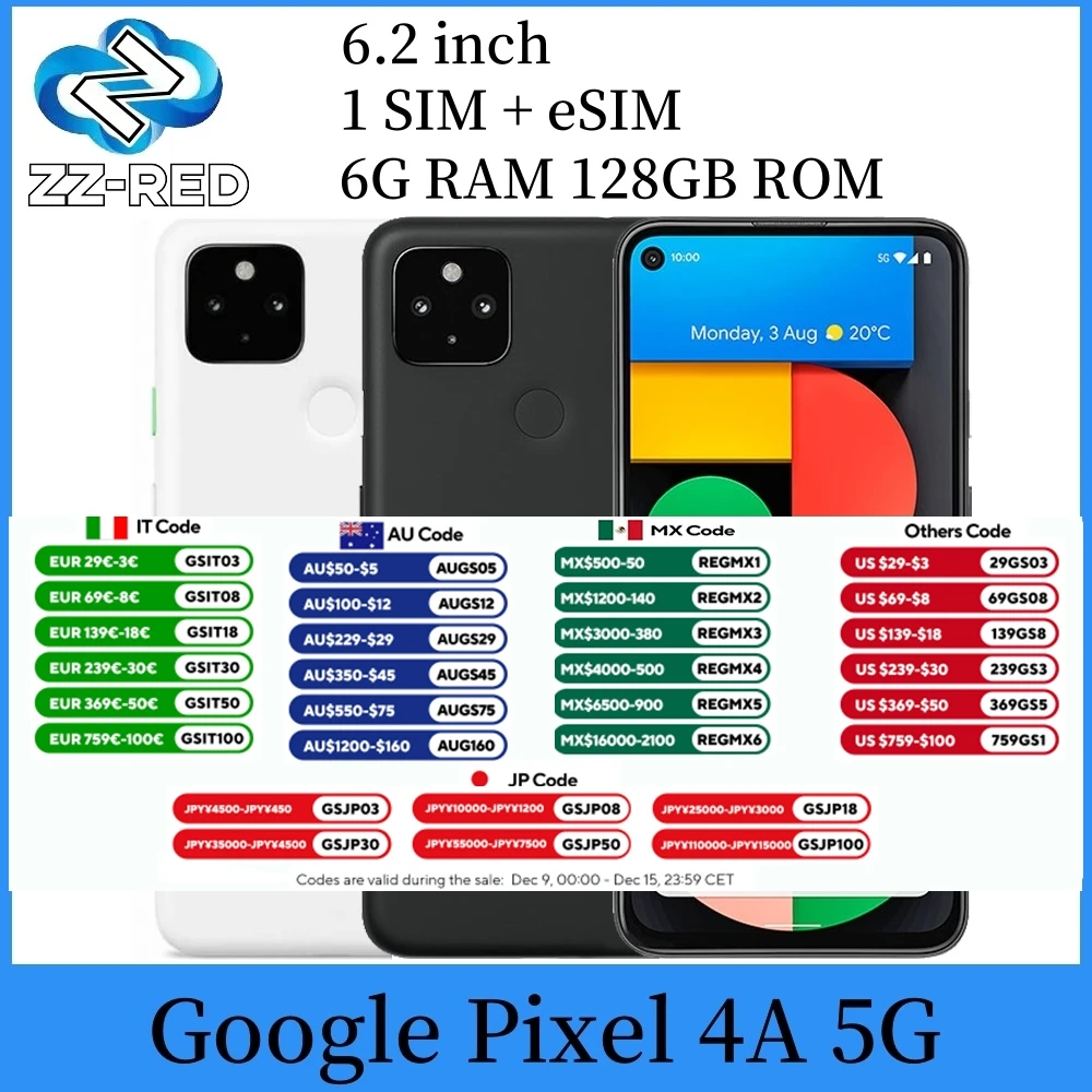 Google Pixel 4a 5G 6.2