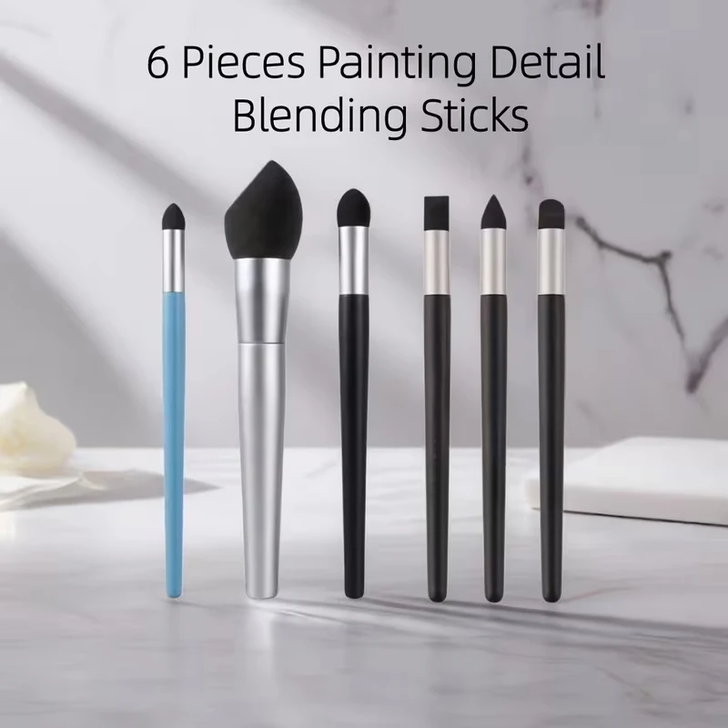 Blending Tool Set for Heavy-Body Oil Pastels: Includes Sketching Blending Stumps, Detail Blending Tools,Washable Sponge Blenders