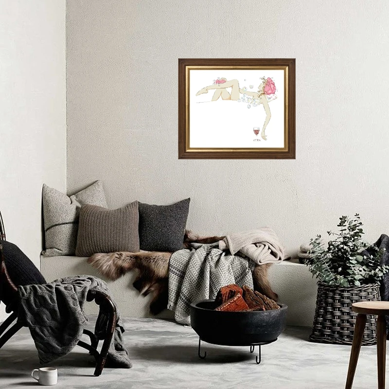 فقاعة حمام عبر الابره حزمة مثير الجمال النساء 18ct 14ct 11ct القماش خيط القطن التطريز DIY بها بنفسك التطريز اليدوية