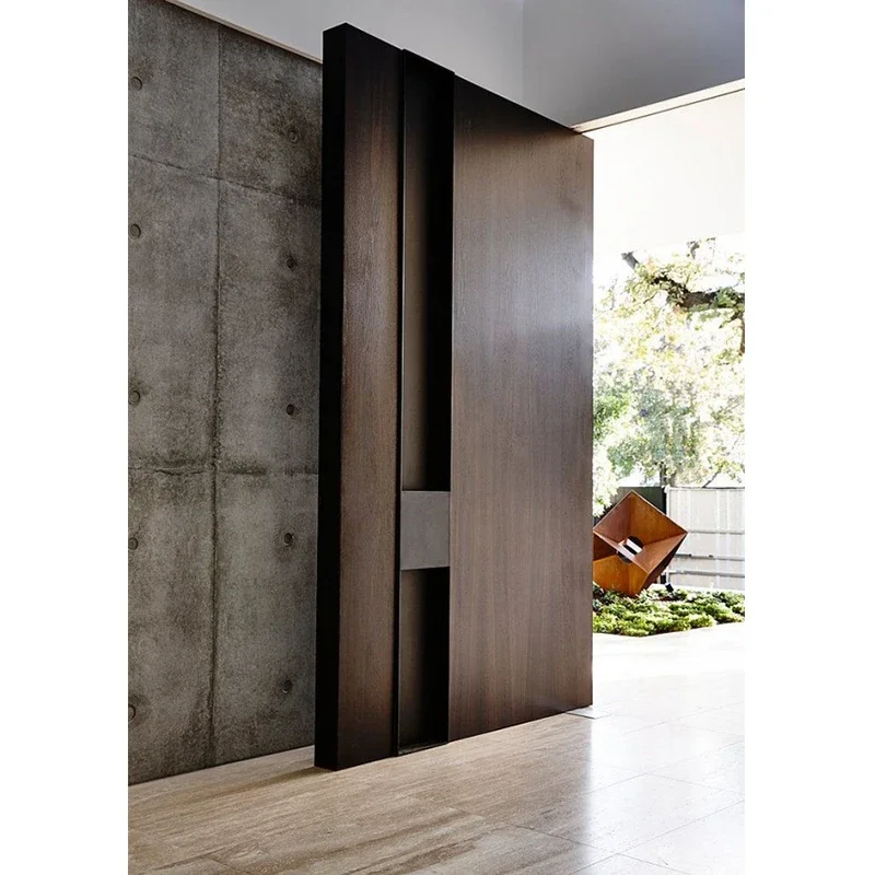 xx-Custom Exterior Front Door Teak Solid Wood Main Double Entry Door Luxury Design Outdoor Entrance Door For Villa House