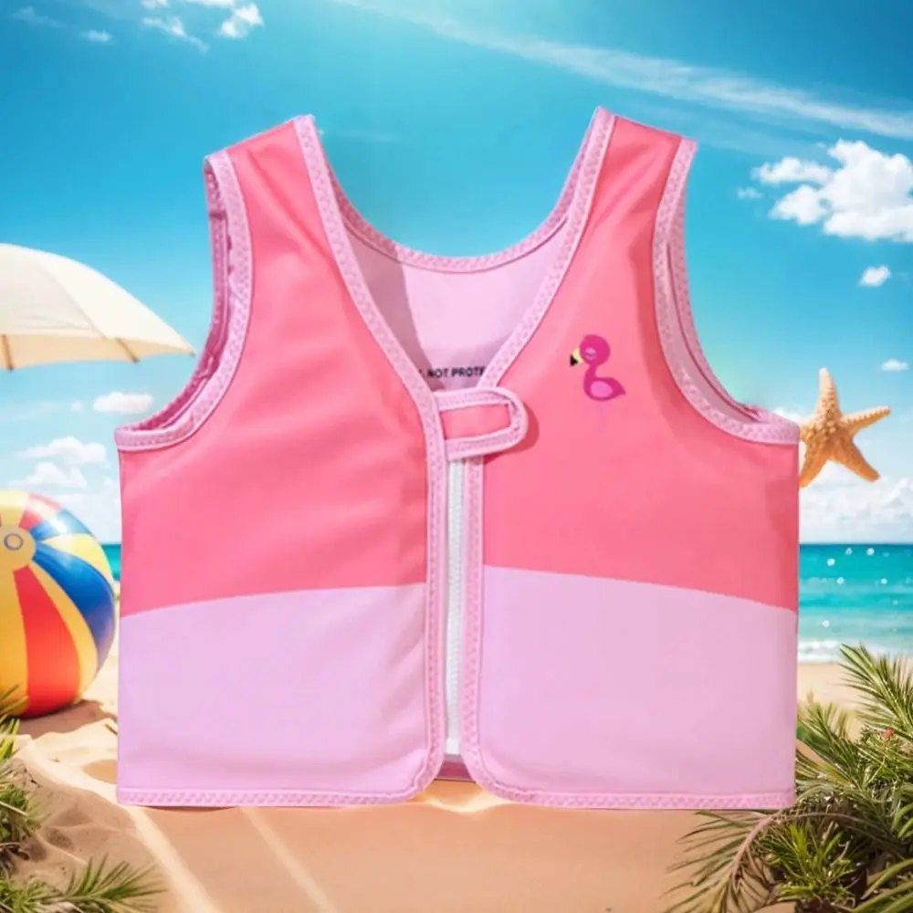 

Not Falling Off Child Buoyancy Vest Adjustable Stable Baby Swimming Jackets Cartoon Anti Rollover Inflation-Free Swimming Vest