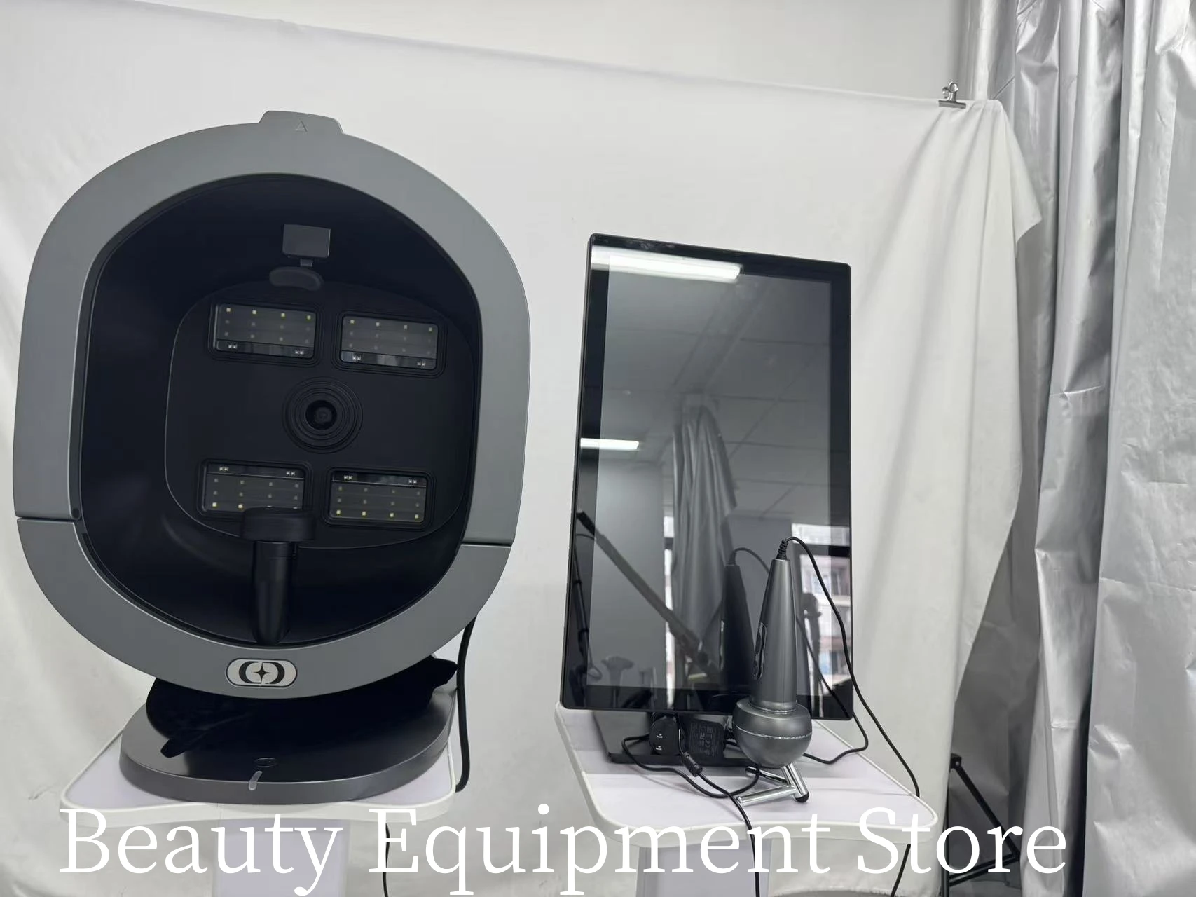 Skin Health Detector 3D Intelligent Depth Facial Analysis Digital Skin Analyzer Portable Hair Test Analyzer