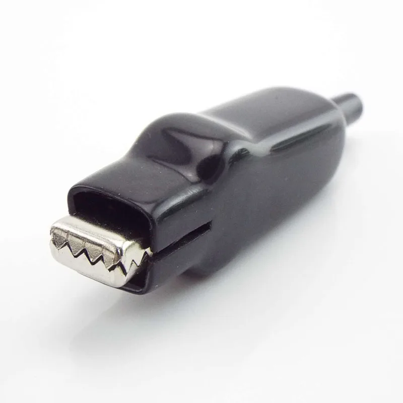 2pcs 20A Sheathed Alligator Clips Electrical DIY Test Leads Cable Alligator Double-Ended Crocodile Roach Electrical Jumper Wire