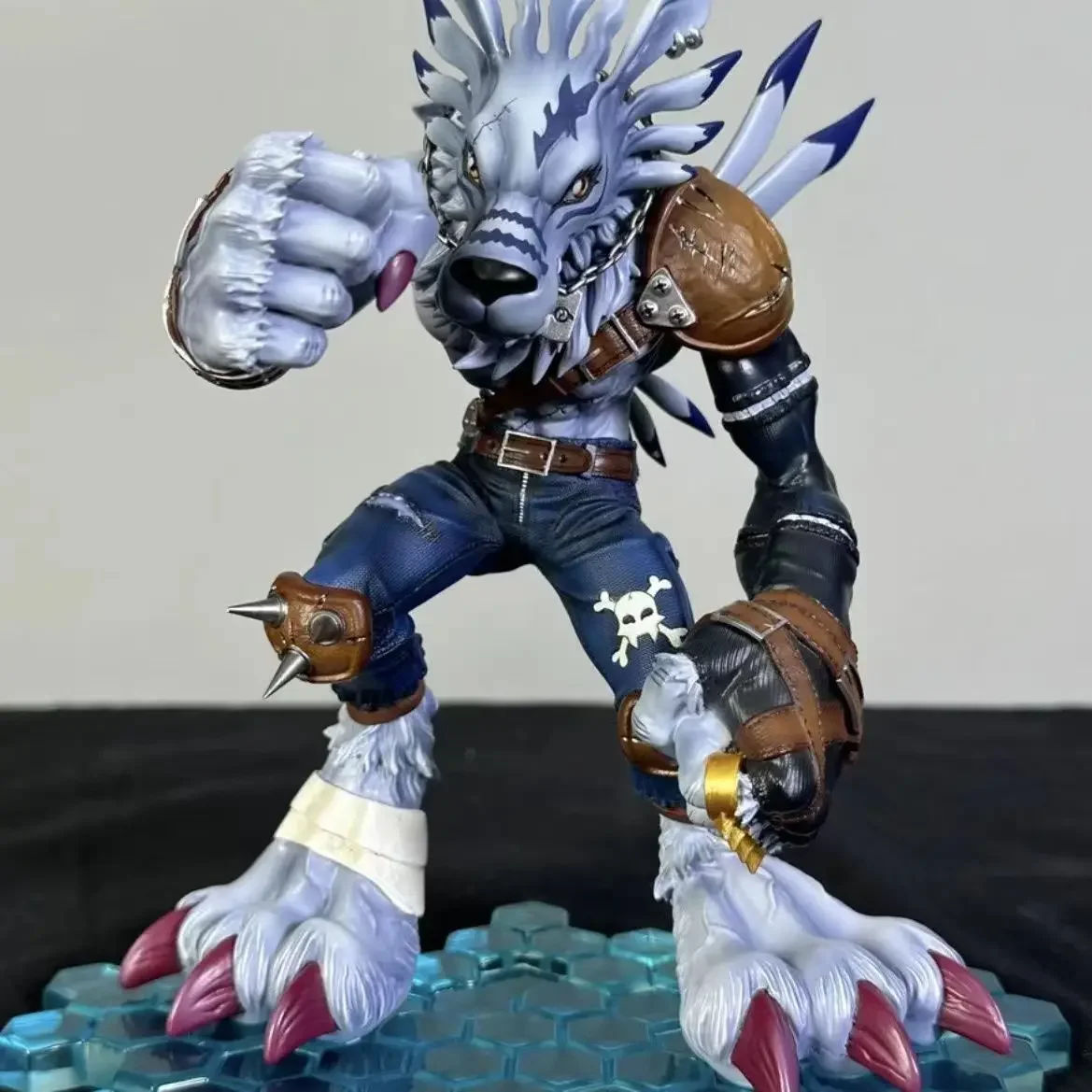 19cm Digimon Adventure Garurumon Figures Anime Garurumon  Action Figure Pvc Figurine Statue Collection Model Doll Toy Gifts
