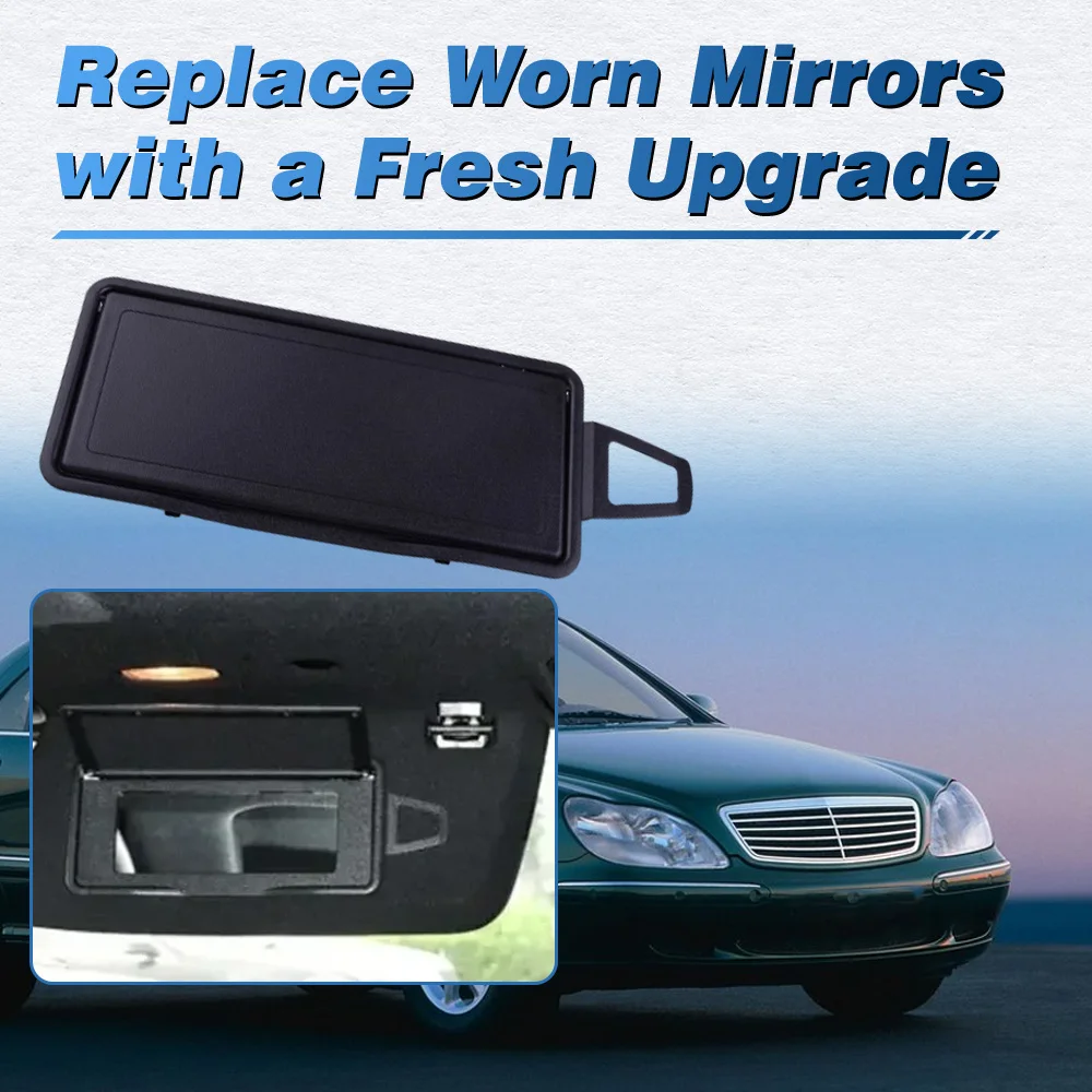 

Автомобильный солнцезащитный козырек для макияжа, косметическое зеркало без зеркала для Mercedes-Benz S Class W220 1998 1999 2000 2001-2005 LHD