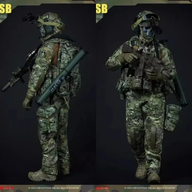 

VERYHOT M002 Presale 1/6 Scale Male Russian Alpha Special Forces Clothes Set Model Fit 12'' Action Figure Body Doll Set Model