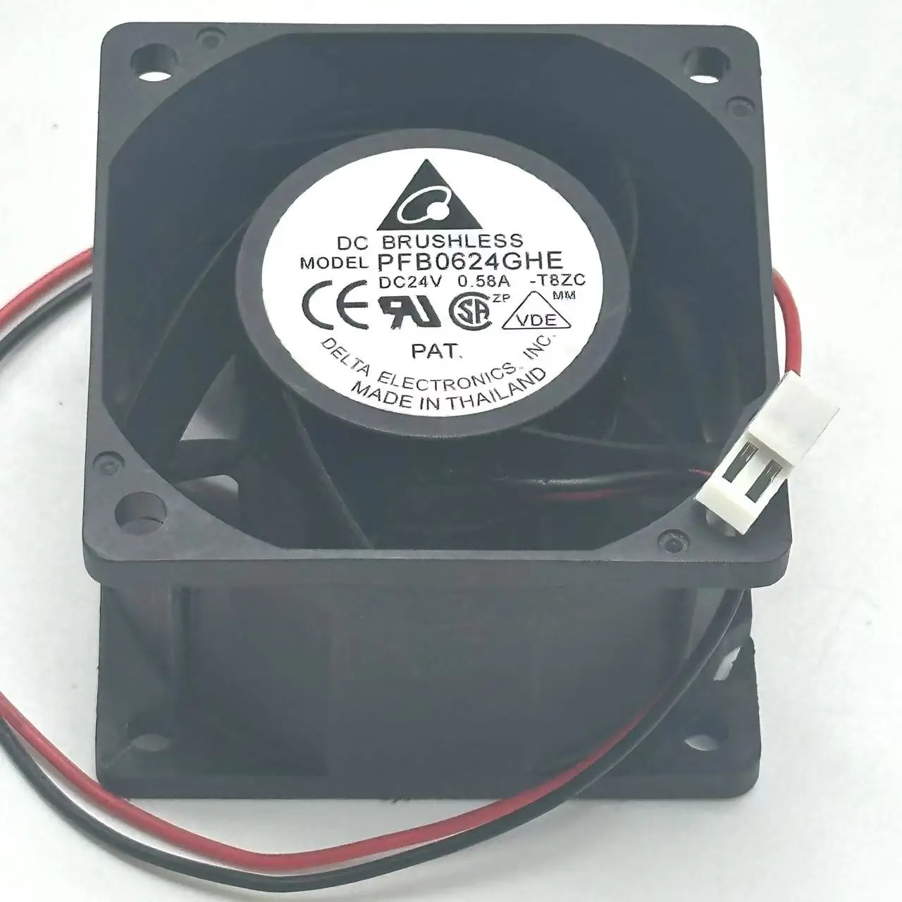 Delta Electronics PFB0624GHE T8ZC DC 24V 0.58A 60x60x38mm 서버 냉각 팬