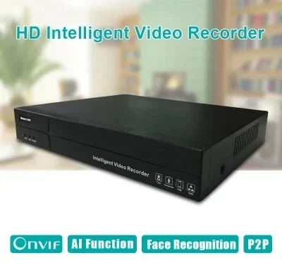 Fsan 64-Channel POE 4K Network Video Recorder CCTV Security Camera NVR With 4HDD Storage