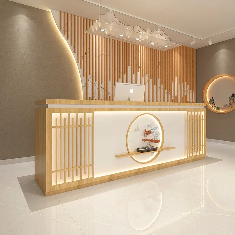 

Магазин одежды Стойка регистрации Кассовый аппарат Кофе Дистилляционный кувшин V60 Магазин Стол Центр клиента Bellezza Atril Salon