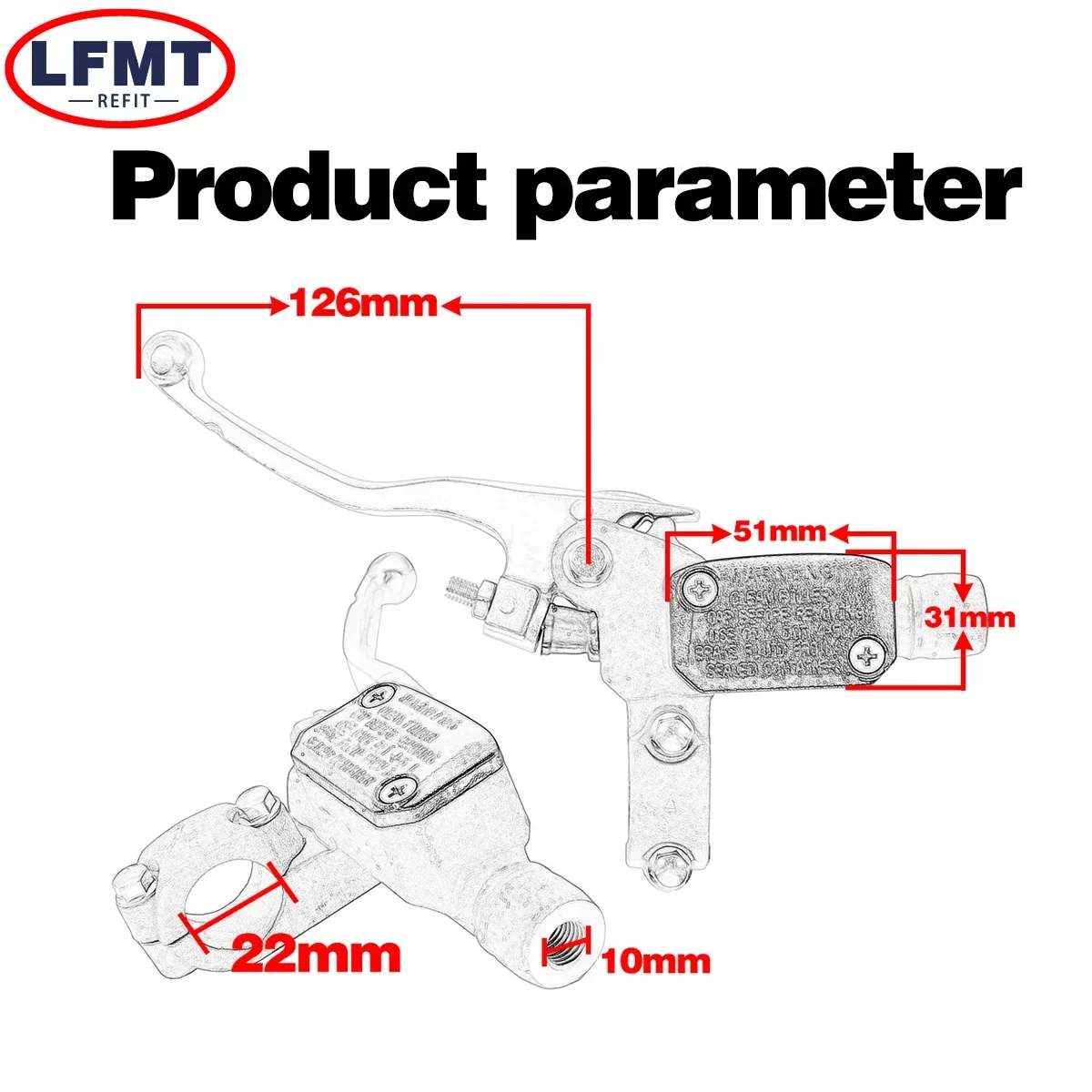 Motorcycle Hydraulic Clutch Master Cylinder Brake Repair Upper Pump CNC Handle Lever For KTM SX SXF XC XCF EXC EXCF XCW 125-500 view 2