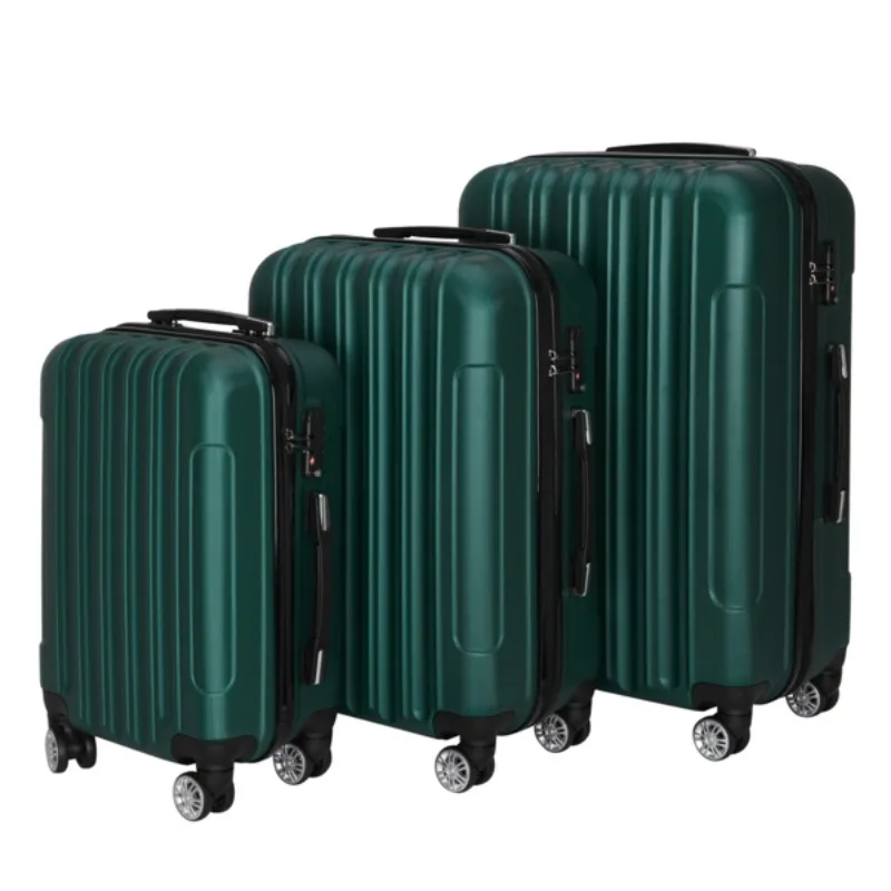 

Vertical Pattern Luggage 3-in-1 Handle Spinner Wheel 20in 24in 28in ABS Aluminum Alloy Luggage with Telescopic Handle
