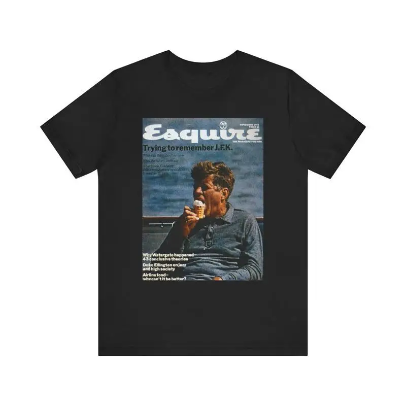 Trying To Remember JFK Print Art Jersey T Shirt