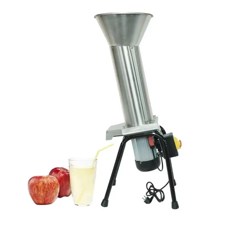 Portable Electric Fruit Grinder Cider Pulper Wine Juicer Shredder Scraper
