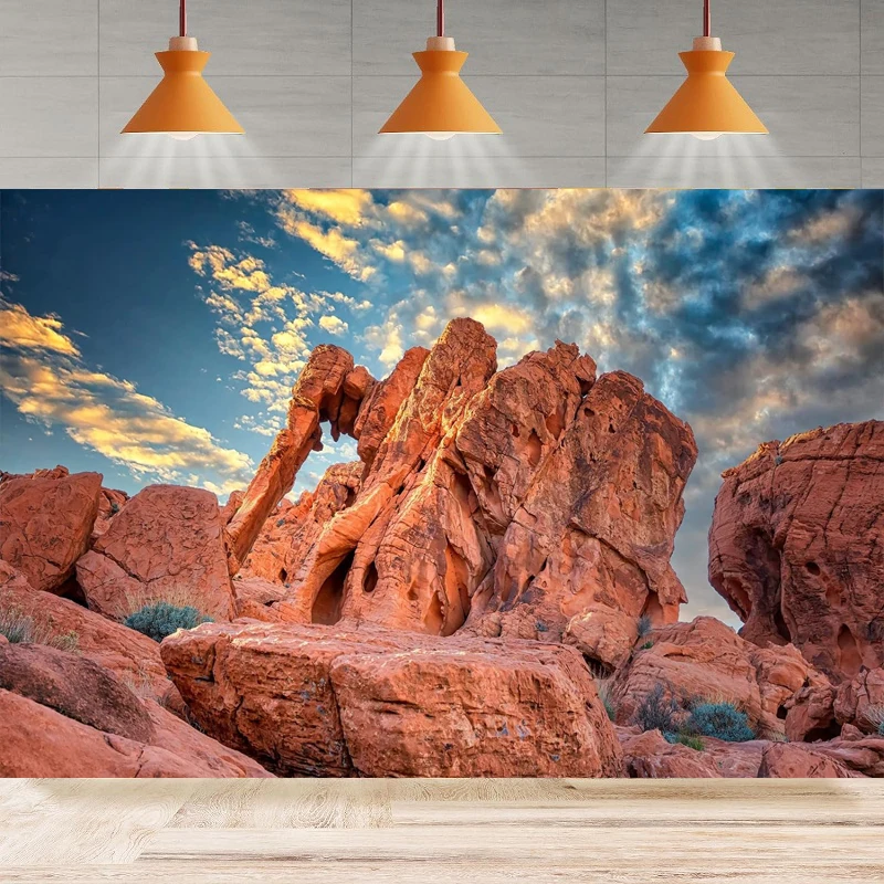 Bryce Canyon National Park Photography Backdrop Sunset Natural Rock Valley Rock Formation Background Party Backdrop Wall Banner