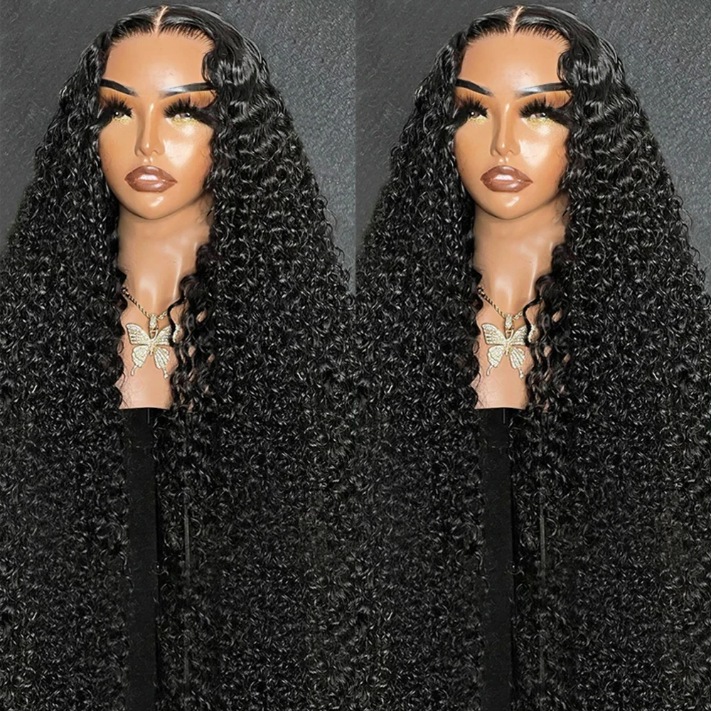 

13x4 13x6 HD Lace Deep Wave Frontal Wig Curly Lace Front Human Hair Wigs For Women Brazilian Wet And Wavy Water Lace Wig