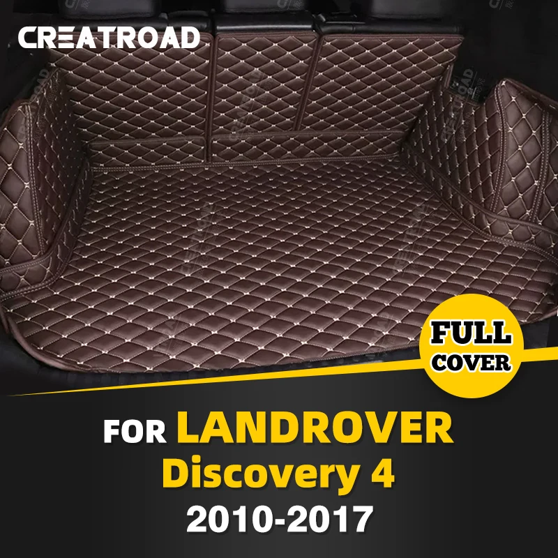 

Full Coverage Trunk Mat For Landrover Discovery 4 2010-2017 16 15 14 13 12 11 Car Boot Cover Pad Interior Protector Accessories