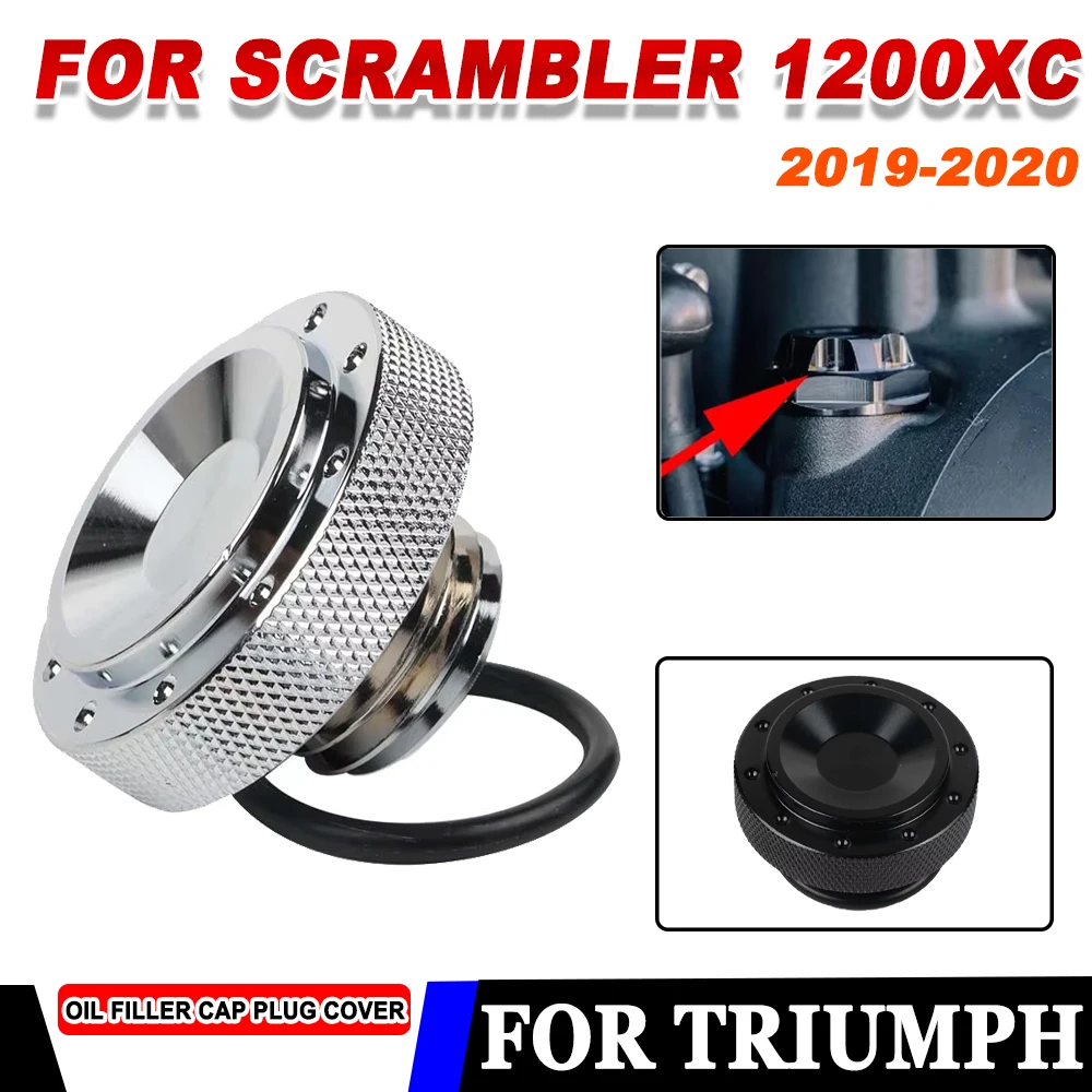 

Аксессуары для мотоциклов, крышка маслозаливной горловины, крышка заливной горловины поддона для Triumph SCRAMBLER 1200 XC 1200 XE SPEED TWIN 2019-2020