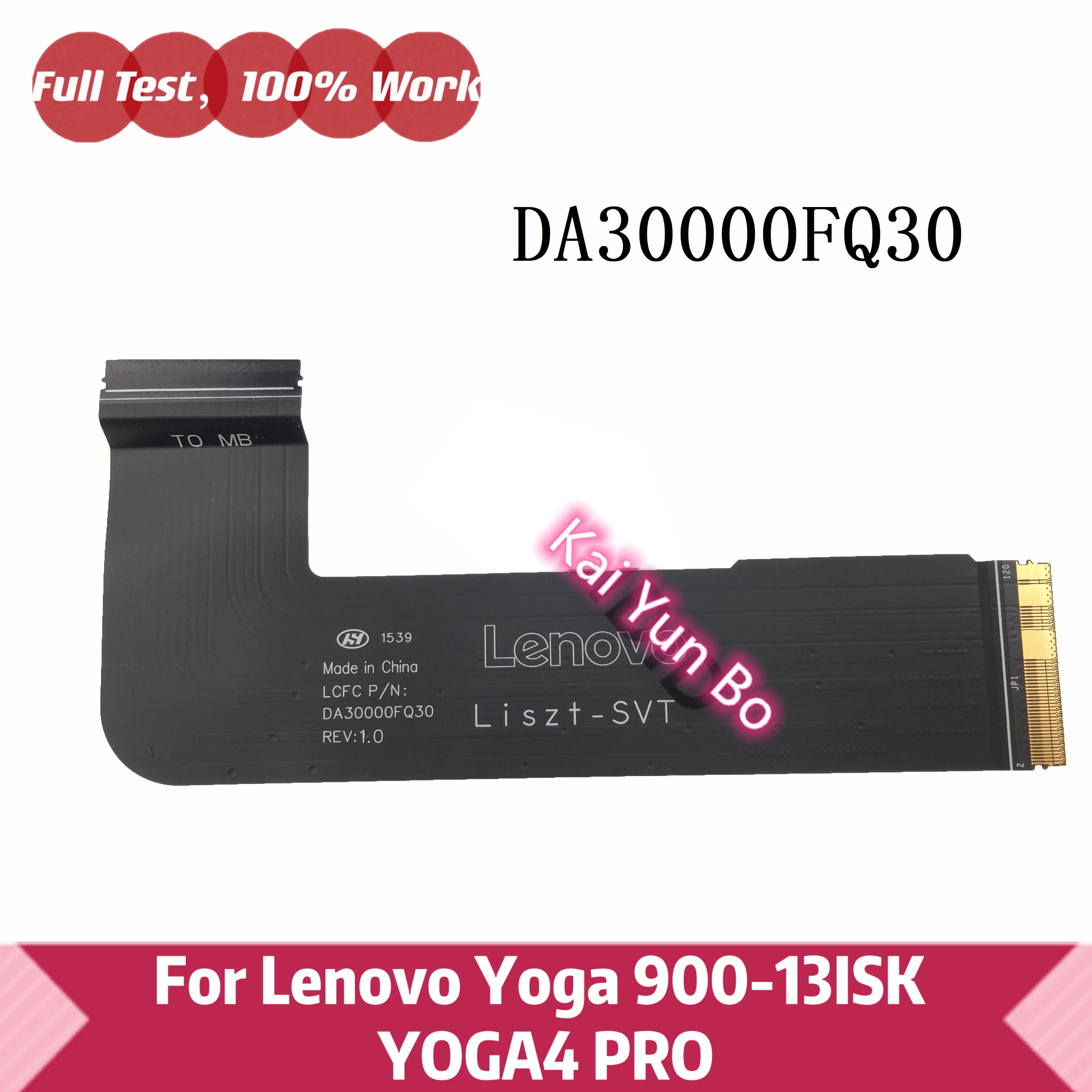 BYG40 NS-A411 Cho Lenovo YOGA 4 PRO Tập YOGA 900-13ISK IO Ban HDMI Với Cáp DA30000FQ30 Đầu Đọc Thẻ USB Ban mainboard Cáp