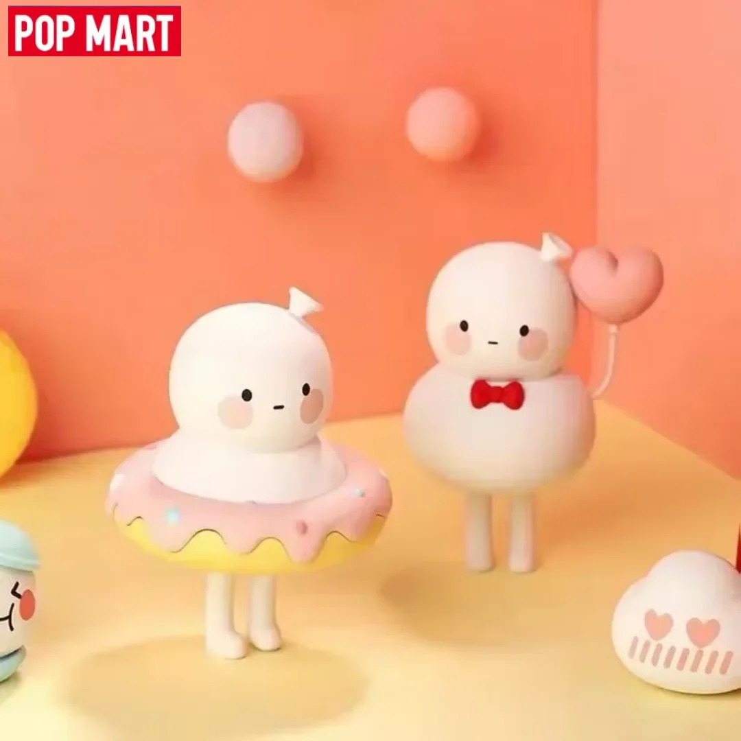 

POP MART Bobococo Воздушный шар Мужская серия Слепая коробка Модель Милый персонаж Коробка-сюрприз Девушка Фестивальный подарок Статуэтки Настольный орнамент