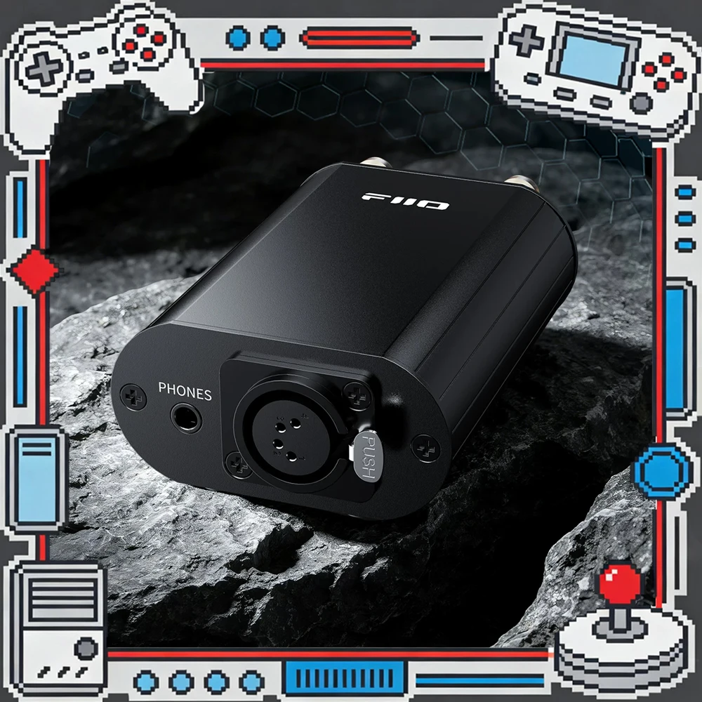 FiiO IMP XLR-4 Passive Impedance Adapter, 4.4mm & 4-Pin XLR Balanced Output, HiFi Amplifier Headphone Protector Noise Reduction