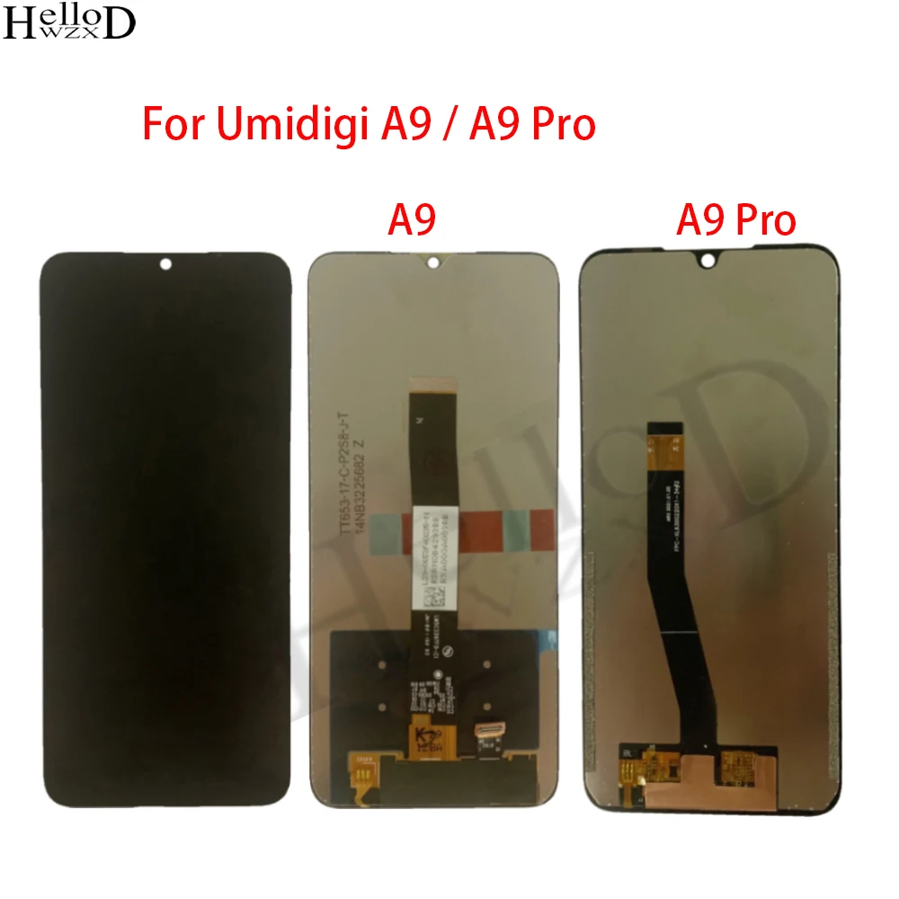 

For Umidigi A9 LCD Display Touch Screen Digitizer Assembly For Umidigi A9 Pro LCD Display Replacement +Tools