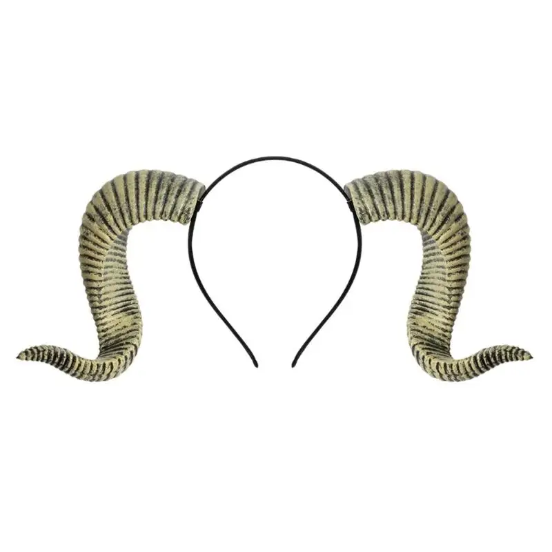 A52E Removable Foam Horn Hairhoop Head Accessories for Carnivals Party Halloween Masquerades Party Dressingup Props
