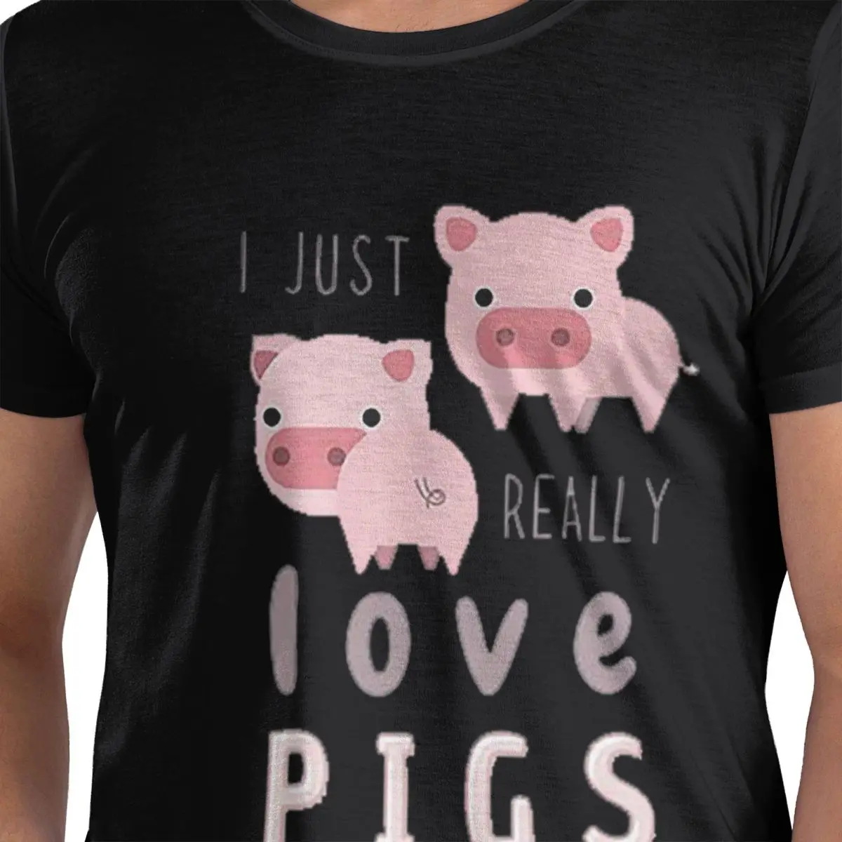 

Funny Pigs For Pig Lovers 100% Cotton T-Shirt Men's Fashion T Shirts Men Crew Neck Short Sleeve S-6XL