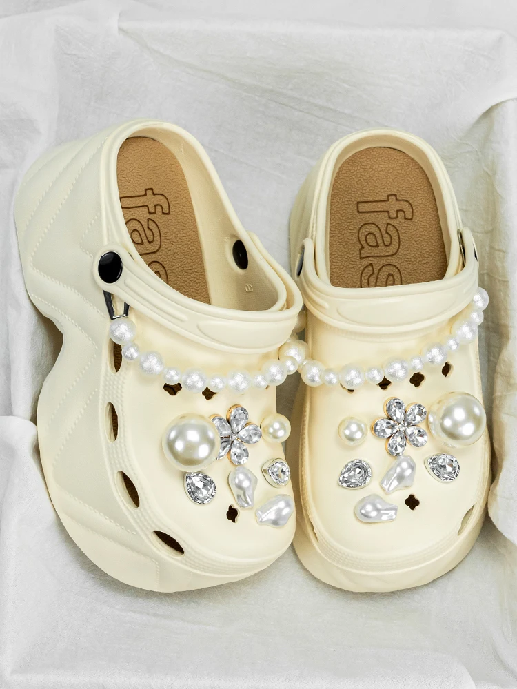 

Женские сандалии Thi Bot, новинка 2024, летние пляжные нескользящие тапочки с защитой от головы, одежда для дома и улицы