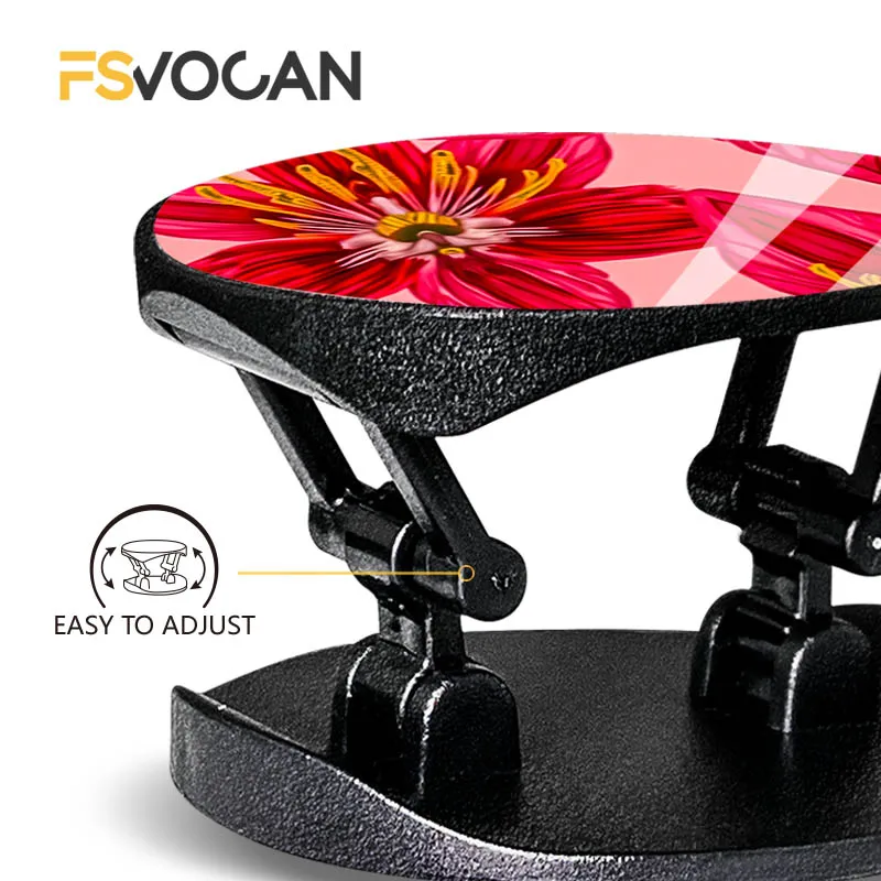 鮮やかな赤い花柄のスマホケース（ブラケット付き）Samsung Galaxy S26 S25 S24 S23 S22 S21 S20 Plus Ultra A53 A54 A32 A33 A34 A35 A55対応