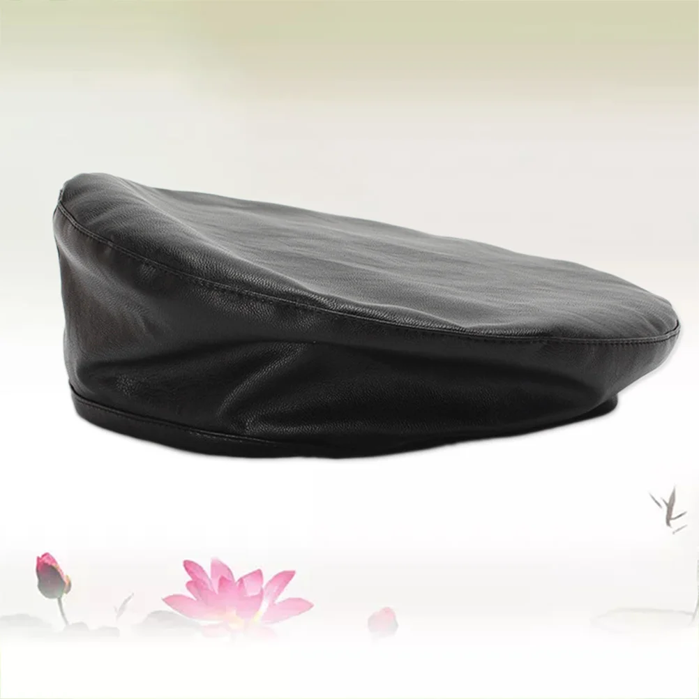 

Red Womens Faux Beret Beanie Hat Military Adjustable Fashion Stylish Look Simple Design Keep Warm Ideal Gift