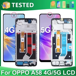 For OPPO A58 4G CPH2577 For OPPO A58 5G LCD Display Touch Screen Digitizer Assembly Replacement