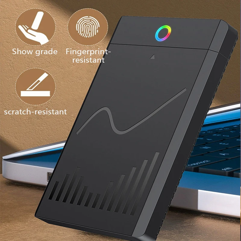 UTHAI Kotak Eksternal SSD 2.5-Inci Tanpa Alat USB 3.0/3.1/2.0 Tipe-C untuk Notebook, Kotak Solid State Drive Eksternal untuk Ekspansi Penyimpanan